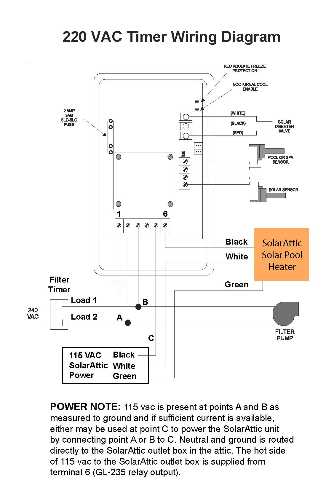 Intermatic Timer Wiring Diagram from www.solarattic.com