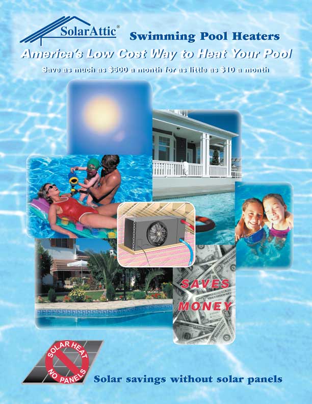 cover of solar pool heater brochure